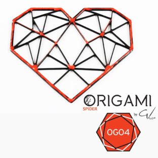Origami Gel Neon Dark Orange by GIUP® (Spider Gel)